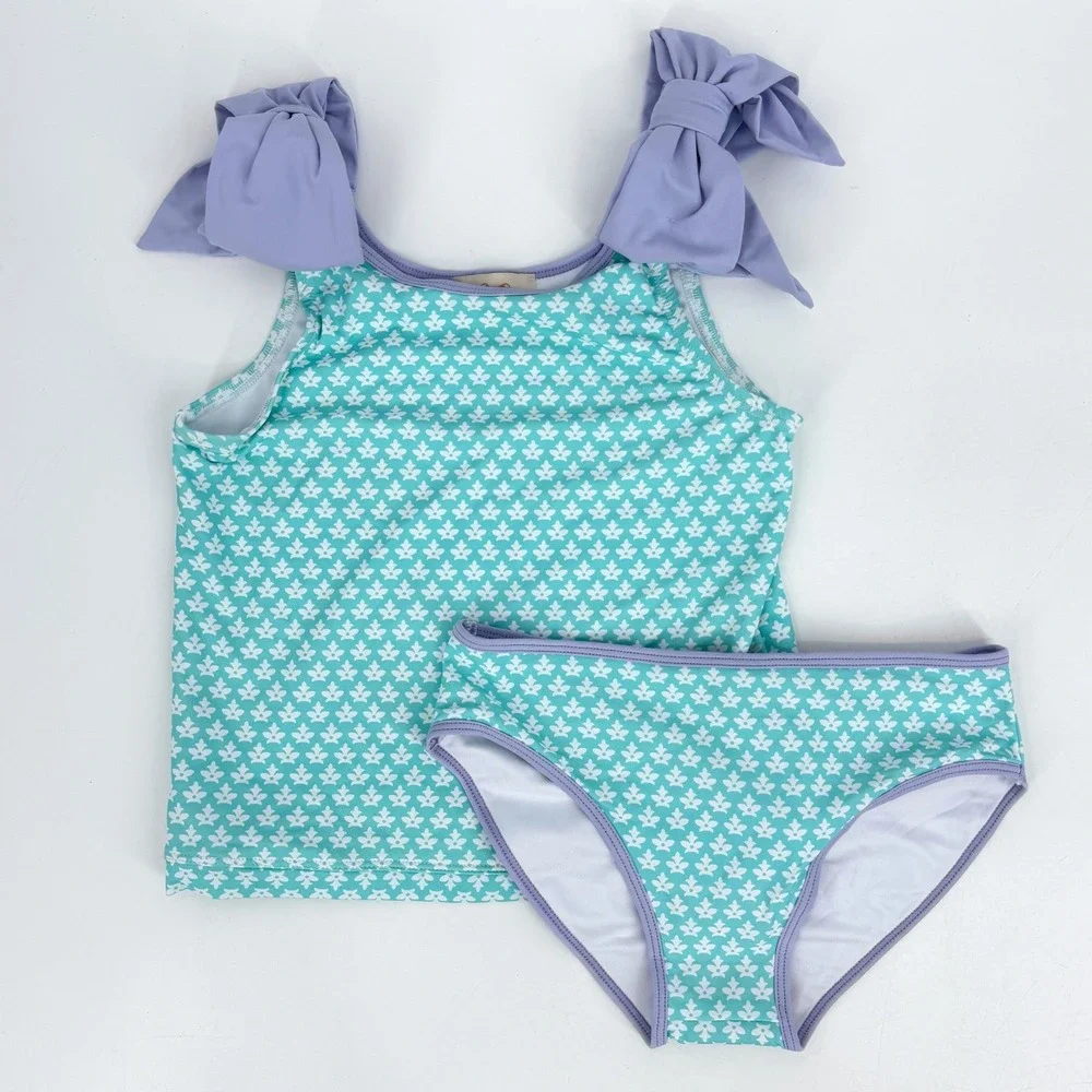 The Beaufort Bonnet Company Girl's Snorkel Tour Tankini Swimsuit Sz 7